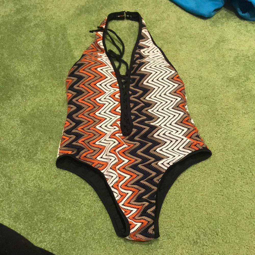 Halter tie up swim suit!